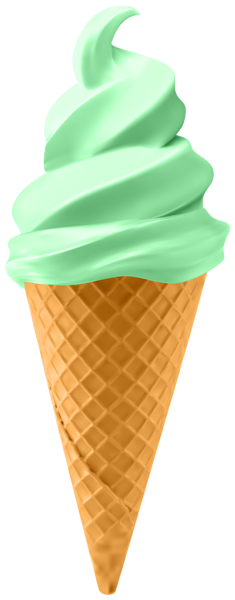 This png image - Ice Cream Waffle Cone Mint PNG Clipart, is available for free download