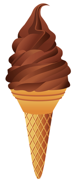 This png image - Transparent Chocolate Ice Cream Cone Picture, is available for free download