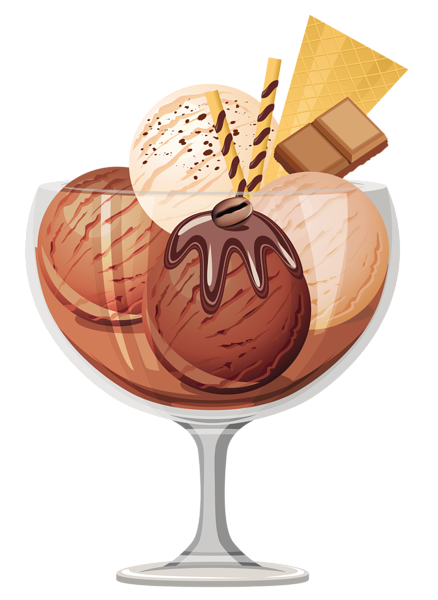 This png image - Transparent Chocolate Ice Cream Sundae Picture, is available for free download