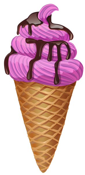 This png image - Transparent Pink Ice Cream Cone Picture, is available for free download