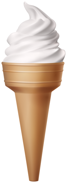 This png image - White Ice Cream Cone Clip Art Image, is available for free download