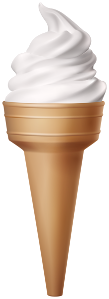 Download White Ice Cream Cone Clip Art Image | Gallery Yopriceville ...