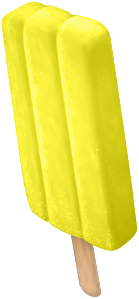 This png image - Yellow Popsicle Ice Cream PNG Clipart, is available for free download