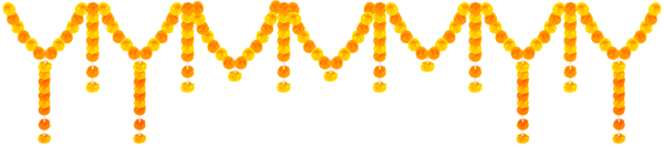 This png image - India Flower Garland Transparent Clip Art Image, is available for free download