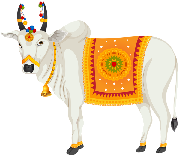 India Holy Cow Transparent Clip Art Image | Gallery Yopriceville - High