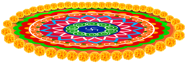 This png image - Indian Carpet with Flowers Transparent Clip Art Image, is available for free download