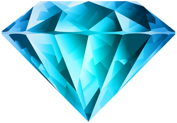 This png image - Blue Diamond Transparent PNG Clip Art Image, is available for free download