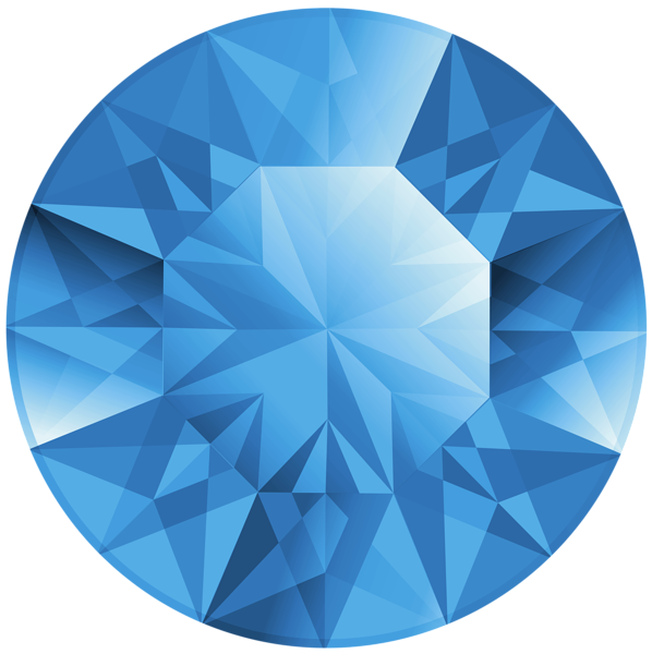 This png image - Blue Gem PNG Clipart, is available for free download