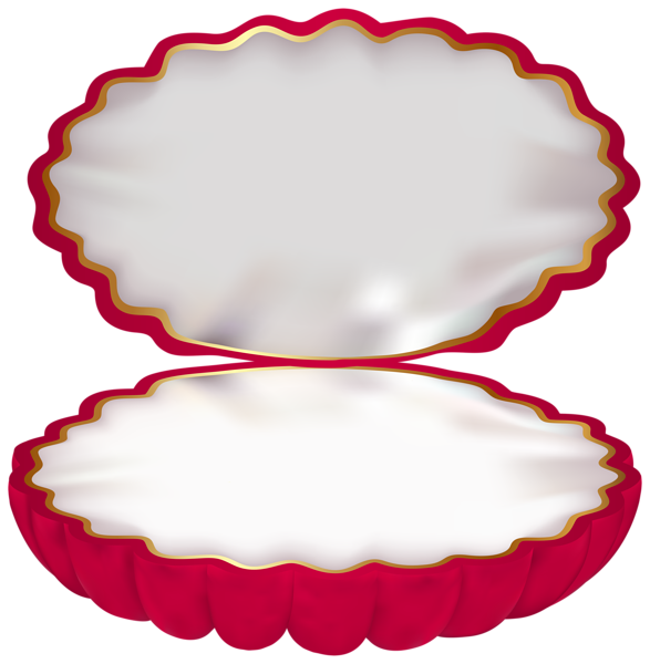 This png image - Clamshell Jewelry Box PNG Clip Art Image, is available for free download