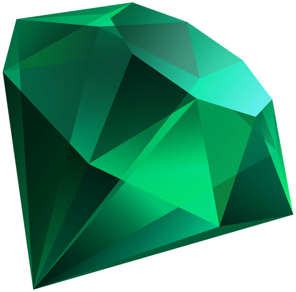 This png image - Emerald Diamond PNG Clipart, is available for free download