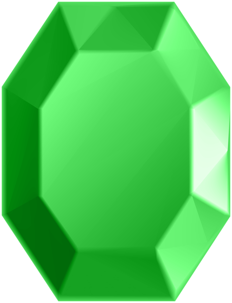 This png image - Gemstone Art Green PNG Clipart, is available for free download