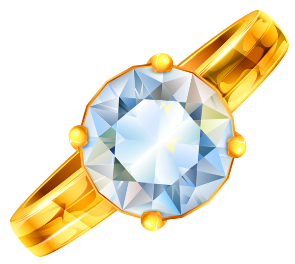 This png image - Gold Ring with Diamond PNG Clipart, is available for free download