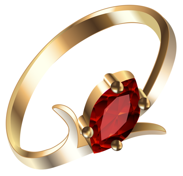 This png image - Gold Ring with Ruby PNG Clipart, is available for free download