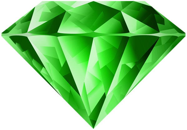 This png image - Green Diamond Transparent PNG Clip Art Image, is available for free download