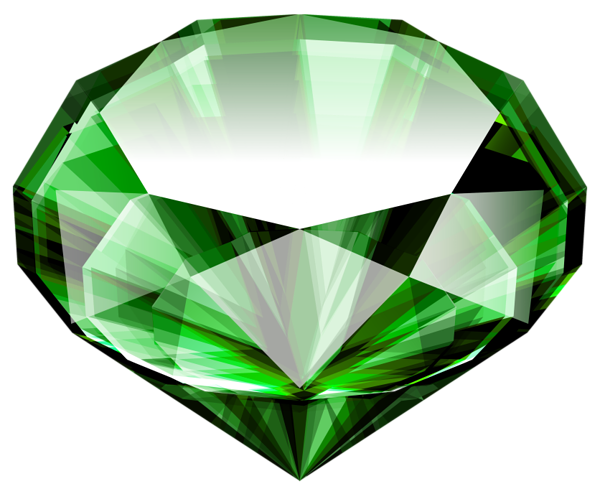 Large Emerald PNG Clipart Picture | Gallery Yopriceville - High-Quality