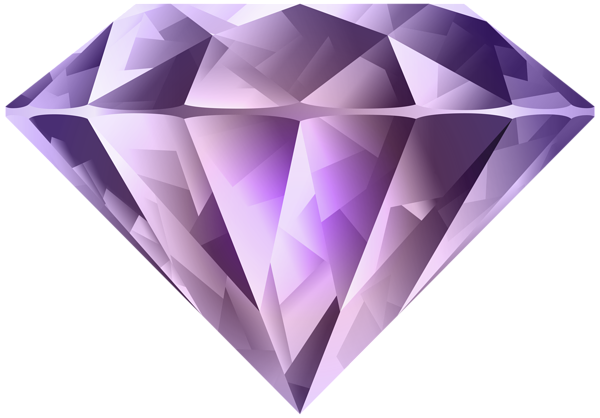 Purple Diamond Transparent PNG Clip Art Image | Gallery Yopriceville