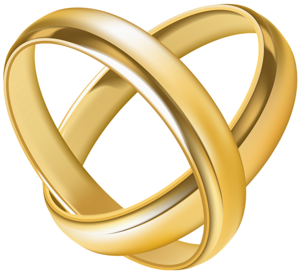 This png image - Wedding Rings Heart Transparent PNG Clip Art Image, is available for free download