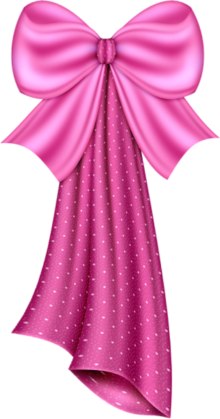 This png image - Large Pink Dotty Bow Clipart, is available for free download