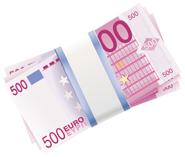 This png image - 500 Euro Wads Transparent PNG Clip Art Image, is available for free download