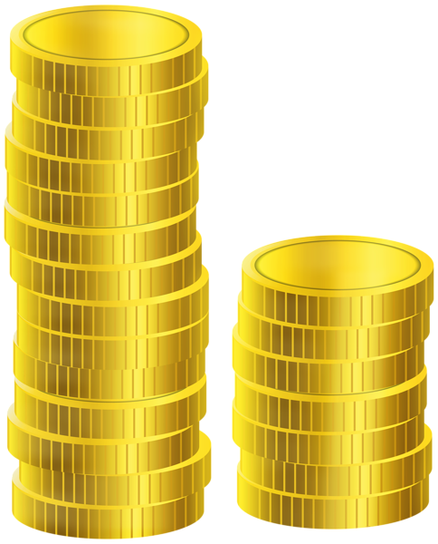 This png image - Coins Pile PNG Transparent Clipart, is available for free download
