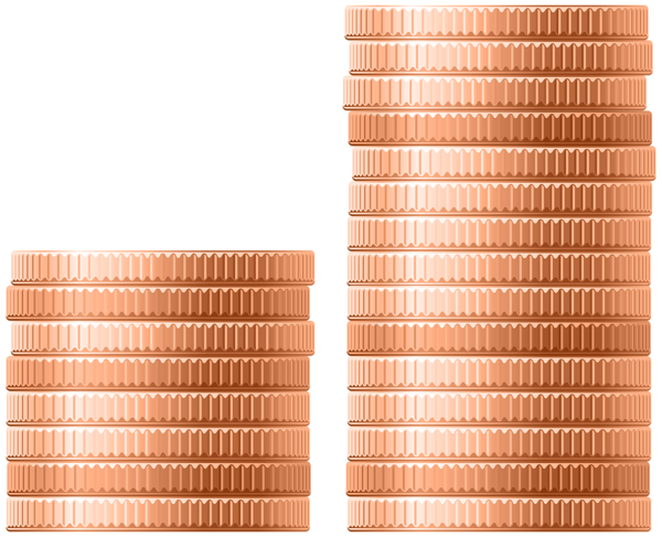 This png image - Copper Coins Transparent PNG Clipart, is available for free download