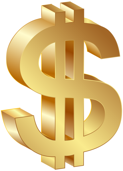 This png image - Dollar Currency Gold Sign PNG Clip Art Image, is available for free download