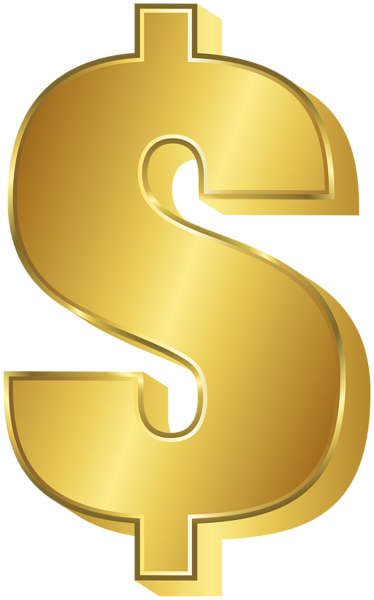 This png image - Dollar Sign Gold PNG Clipart, is available for free download