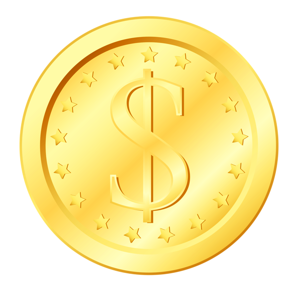 This png image - Gold Coin Transparent PNG Clipart, is available for free download