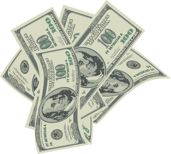 This png image - Large Transparent 100 Dollars Bills PNG Clipart, is available for free download