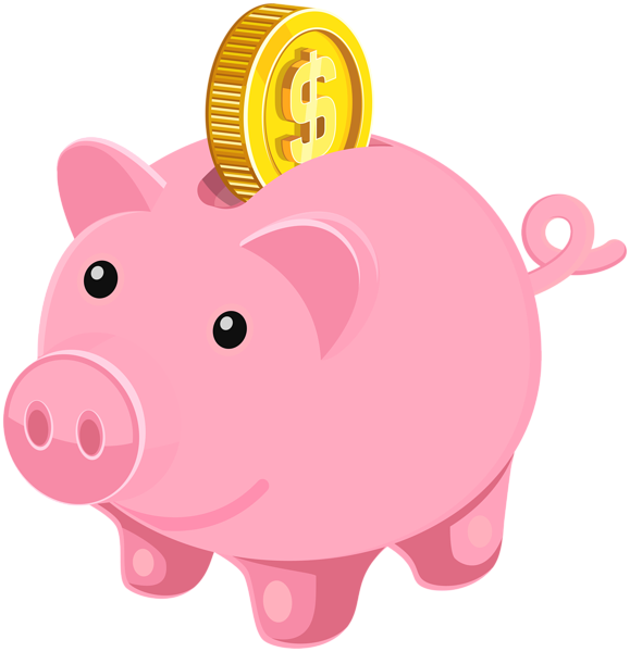This png image - Piggy Bank PNG Clip Art Image, is available for free download