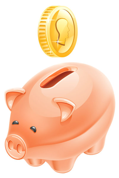 This png image - Piggy Bank PNG Clipart Picture, is available for free download