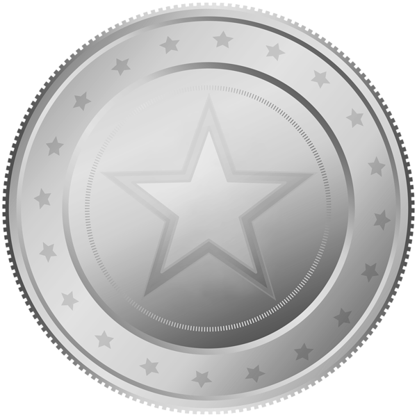 This png image - Silver Coin PNG Clipart, is available for free download