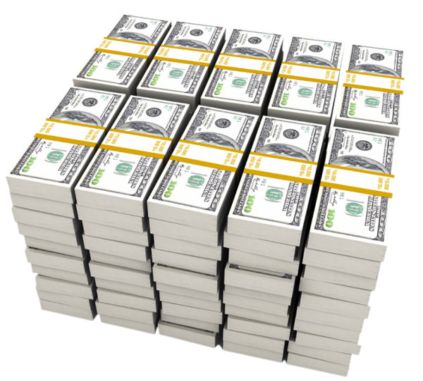 This png image - Stack of Dollars PNG Picture, is available for free download