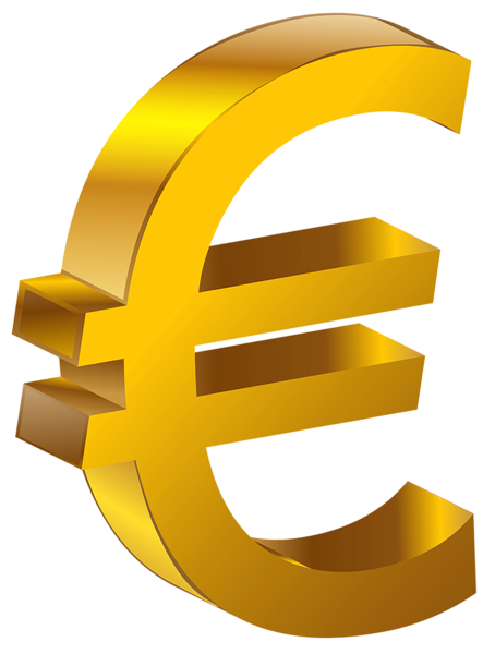 This png image - Transparent Gold Euro PNG Clipart, is available for free download