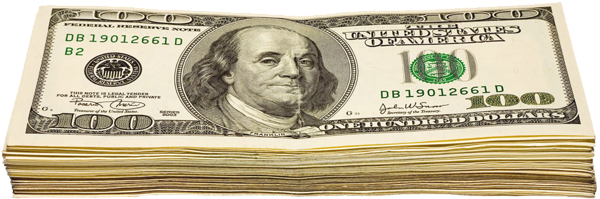 This png image - Transparent Wad of Dollars PNG Picture, is available for free download