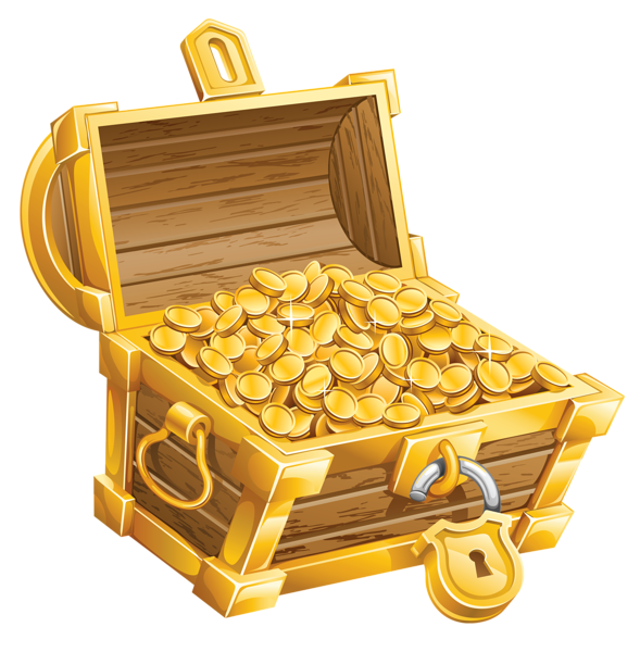 This png image - Treasure Chest PNG Clipart Picture, is available for free download