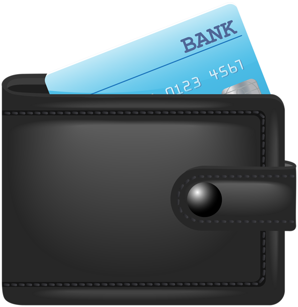 This png image - Wallet with Credit Card PNG Clip Art Image, is available for free download