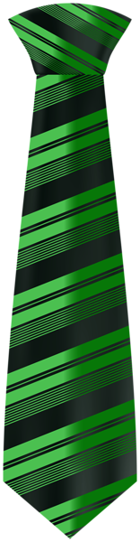 This png image - Green Tie with Stripes PNG Clipart, is available for free download