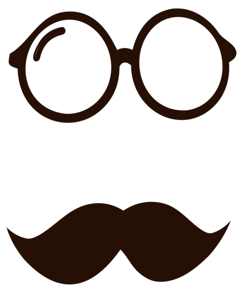 This png image - Movember Glasses and Mustache PNG Clipart Image, is available for free download