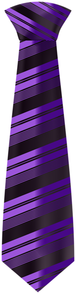 This png image - Purple Tie with Stripes PNG Clipart, is available for free download