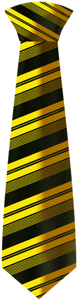 This png image - Yellow Tie with Stripes PNG Clipart, is available for free download