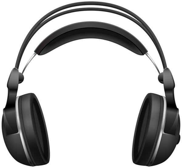 This png image - Black Headset PNG Transparent Clipart, is available for free download