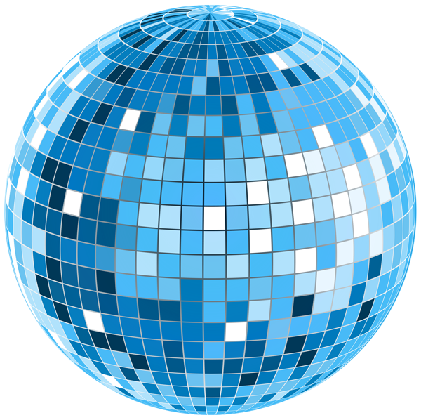 This png image - Blue Disco Ball Transparent PNG Clip Art Image, is available for free download