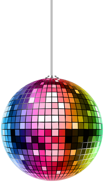 This png image - Colorful Disco Ball PNG Clipart, is available for free download