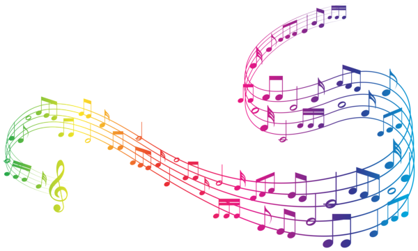This png image - Colorful Music Notes Clipart Image, is available for free download