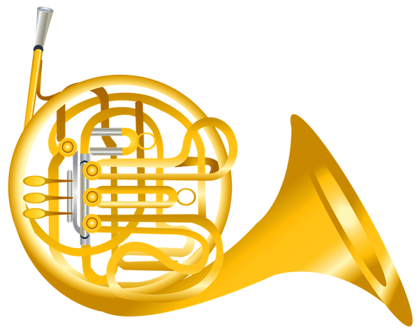 This png image - French Horn Transparent PNG Clipart, is available for free download