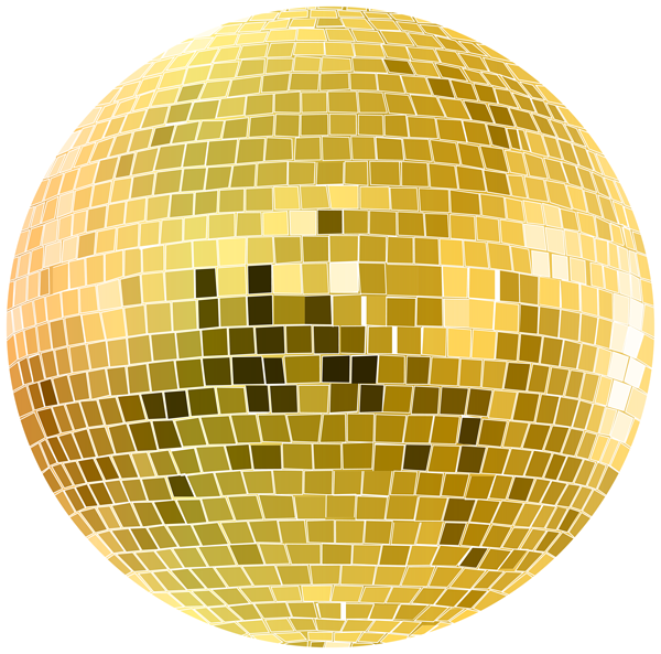 This png image - Gold Disco Ball Transparent Clip Art Image, is available for free download