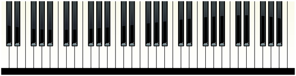 This png image - Piano Keys PNG Clip Art Image, is available for free download