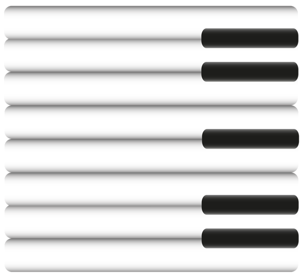 This png image - Piano Keys PNG Clipart, is available for free download