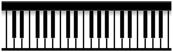 This png image - Piano Keys PNG Transparent Clipart, is available for free download